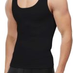 Mens Slimming Body Shaper Compression Tank Top Vest Shirt Abs Shapewear
