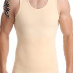 Men Compression Shirt Slimming Body Shaper Vest Tummy Control Shapewear Abdomen Undershirt