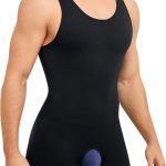 Mens Sleeveless Full Body Shaper Underwear Slimming Compression Bodysuit Shapewear Tummy Control