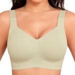 Women Wirefree Bras for Women Full Coverage No Underwire Everyday Bras Comfortable Wireless Padded Bras