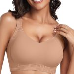Womens Seamless Push Up Bras No Underwire Full Coverage Comfortable Bra V Neck  Wireless Everyday Bra